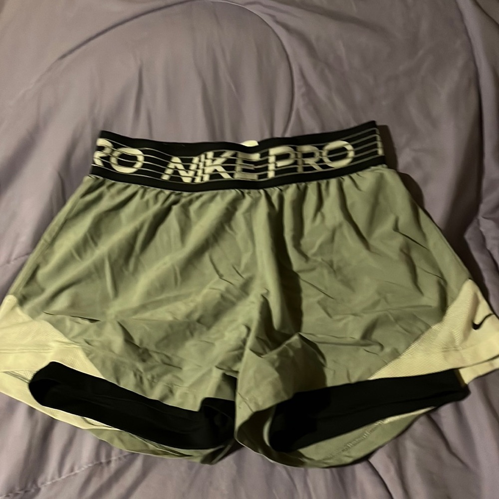 Nike pro shorts with spandex under